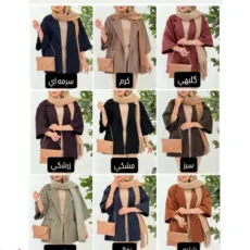 پالتو جیب نما دو دکمه رنگ مشکی