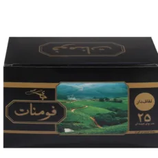 چای سیاه ارل گری لفاف دار فومنات بسته 25 عددی