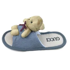دمپایی حوله ای مدل خرسی PRSTK Teddy G