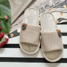 دمپایی حوله‌ای نیکتا مدل آریا Cr-03