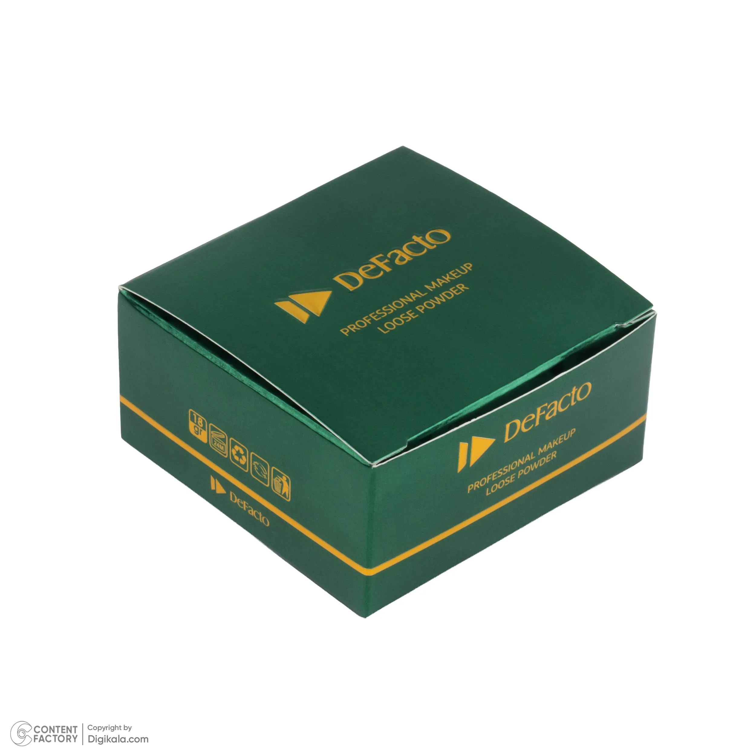 پودر تثبیت‌کننده آرایش صورت دیفکتو مدل professional وزن 18 گرم