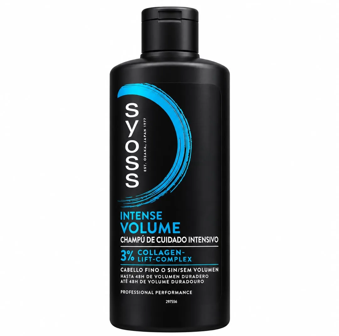 شامپو حجم دهنده مو سایوس مدل Intense Volume سازگار با موهای کم حجم و نازک حجم 440 میلی لیتر