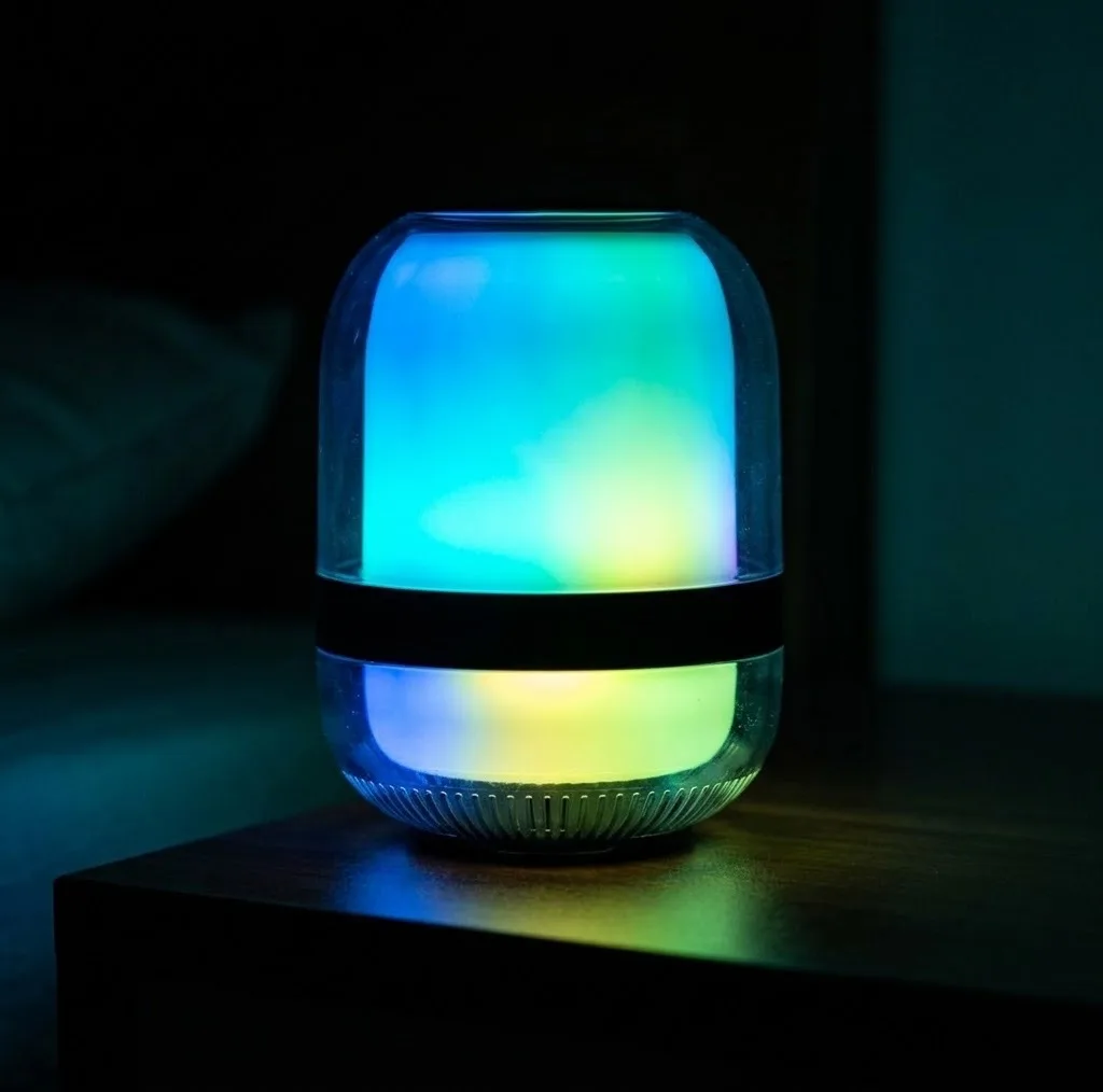اسپیکر بلوتوثی قابل حمل گریت نایس مدل RGB LIGHT UP