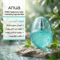 اسپری آبرسان صورت آنوا مدل هیالورونیک اسید مناسب انواع پوست حجم 30 میلی لیتر