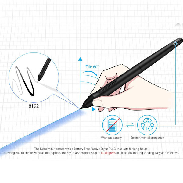 قلم نوری اکس پی-پن مدل Deco mini7