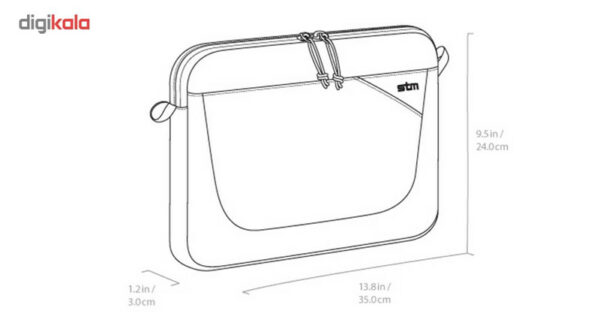 کیف لپ تاپ اس تی ام مدل Blazer مناسب برای لپ تاپ 13 اینچی