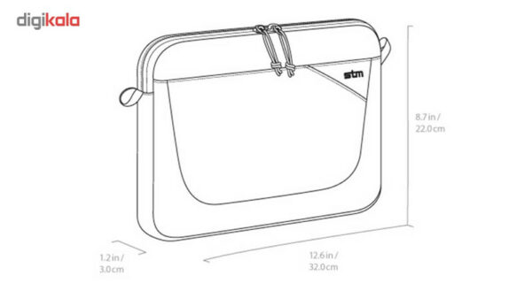 کیف لپ تاپ اس تی ام مدل Blazer مناسب برای لپ تاپ 11 اینچی