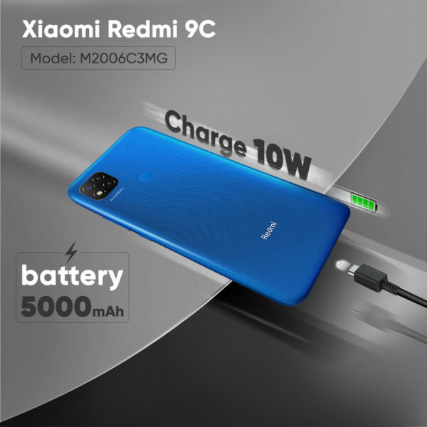 گوشی موبایل شیائومی مدل Redmi 9C M2006C3MG دو سیم کارت ظرفیت 128گیگابایت و 4 گیگابایت رم