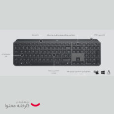 کیبورد و ماوس  لاجیتک مدل MX KEYS COMBO