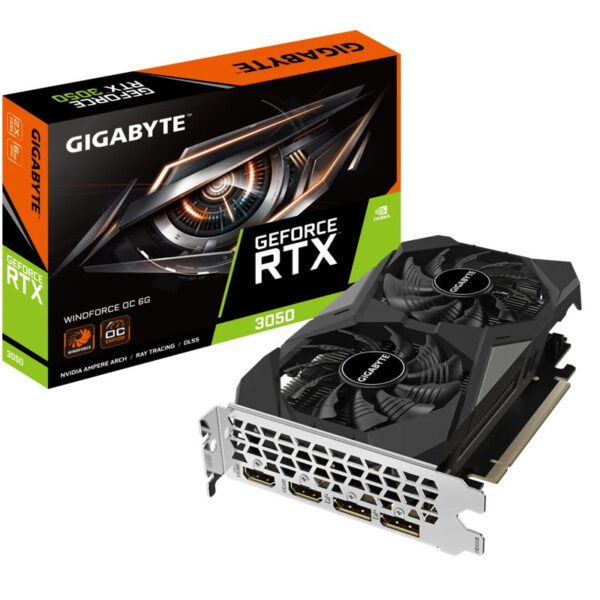 کارت گرافیک گیگابایت مدل GeForce RTX™ 3050 WINDFORCE OC 6G