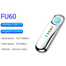 فلش مموری ایگت مدل FU60 Fingerprint ظرفیت 128 گیگابایت