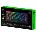 کیبورد مخصوص بازی ریزر مدل BlackWidow V3 Mini HyperSpeed