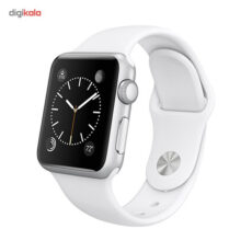 ساعت هوشمند اپل واچ مدل 38mm Silver Aluminum Case with Sport Band