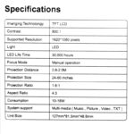 مینی ویدئو پروژکتور مدل مزرو M9 Pro