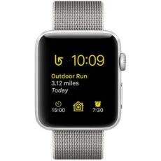 ساعت هوشمند اپل واچ سری 2 مدل 42mm Silver Aluminum Case with Pearl Woven Nylon Band