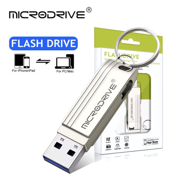 فلش مموری میکرودرایو مدل iDrive Lightning USB3.0 ظرفیت 512 گیگابایت
