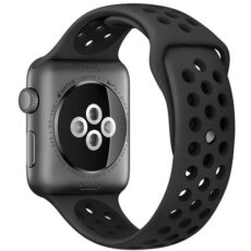 ساعت هوشمند اپل واچ سری 2 مدل   42mm Nike Plus  Space Gray with Anthracite/Black Silicon Band