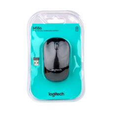 ماوس بی سیم لاجیتک مدل M186 Gray