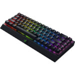 کیبورد مخصوص بازی بی سیم ریزر مدل Blackwidow V3 mini Hyperspeed Green Switches