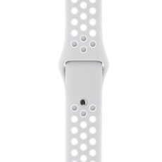 ساعت هوشمند اپل واچ سری 2 مدل   38mm  Nike Plus  Silver Aluminum Case with Pure Platinum/White Nike Sport Silicon Band