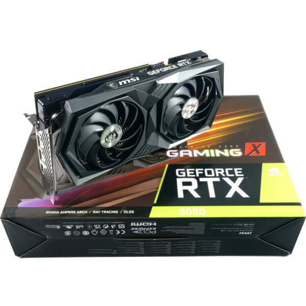 کارت گرافیک ام اس آی مدل GeForce RTX 3050 GAMING X 8G