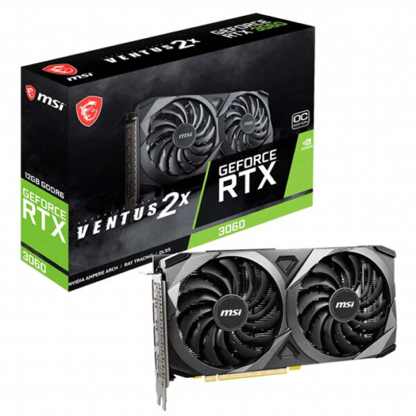 کارت گرافیک ام اس آی مدل GeForce RTX 3060 VENTUS 2X 12G OC