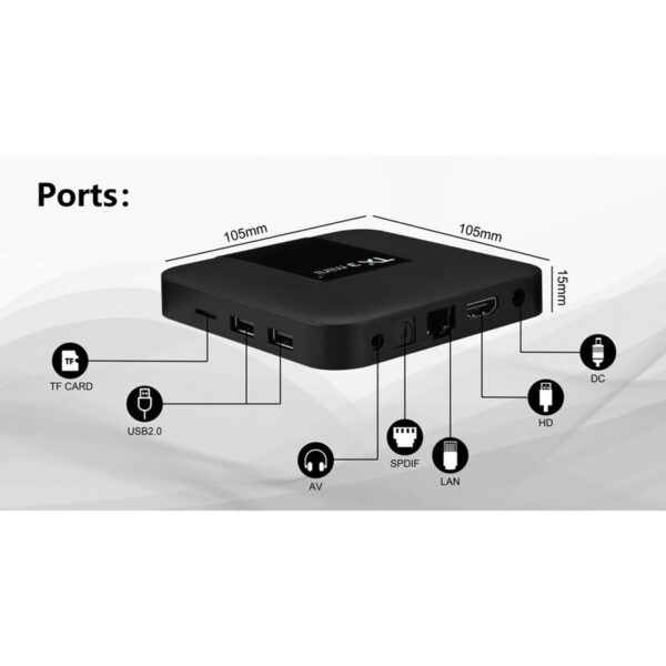 اندروید باکس تی ایکس تری مدل 32/4GB Mini