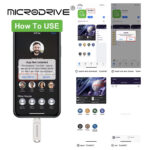 فلش مموری میکرودرایو مدل iDrive Lightning USB3.0 ظرفیت 512 گیگابایت