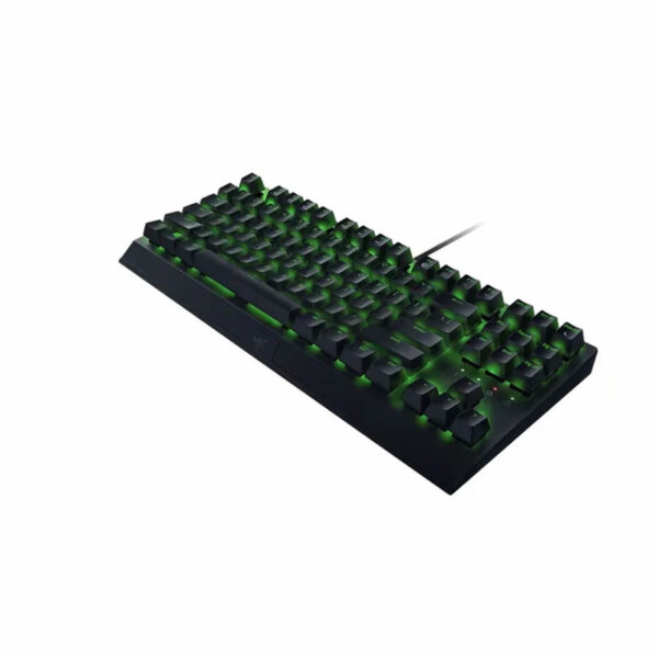 کیبورد مخصوص بازی ریزر مدل BlackWidow X Tenkeyless Green Switch