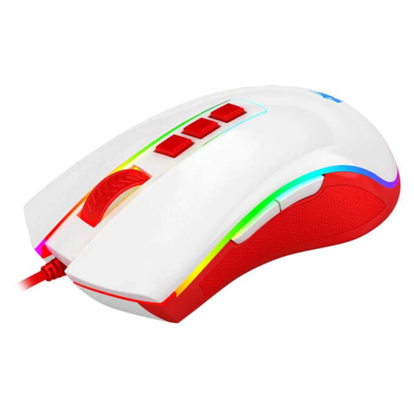 ماوس ردراگون مدل Redragon COBRA Red White M711C