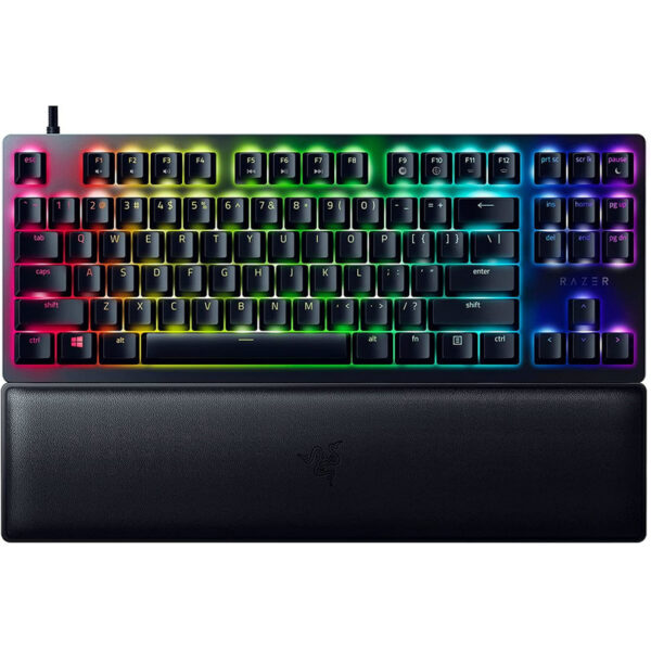 کیبورد مخصوص بازی ریزر مدل (Red)Razer Huntsman V2 Tenkeyless - Linear Optical Switch