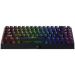 کیبورد مخصوص بازی بی سیم ریزر مدل Blackwidow V3 mini Hyperspeed Green Switches