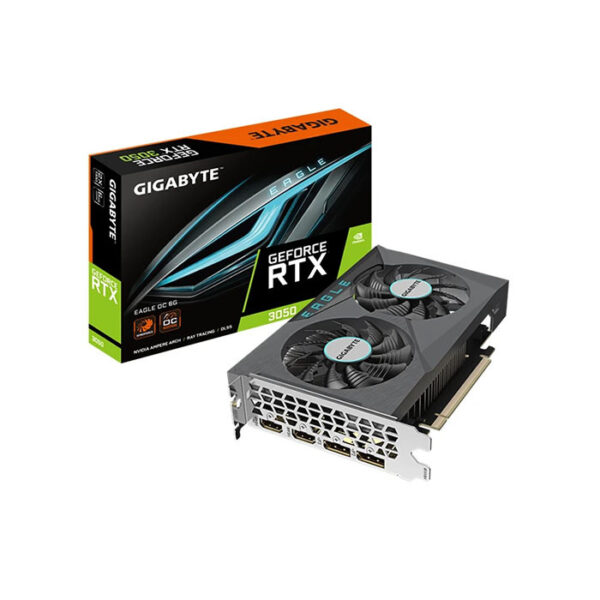 کارت گرافیک گیگابایت مدل GeForce RTX 3050 EAGLE 2X 6G