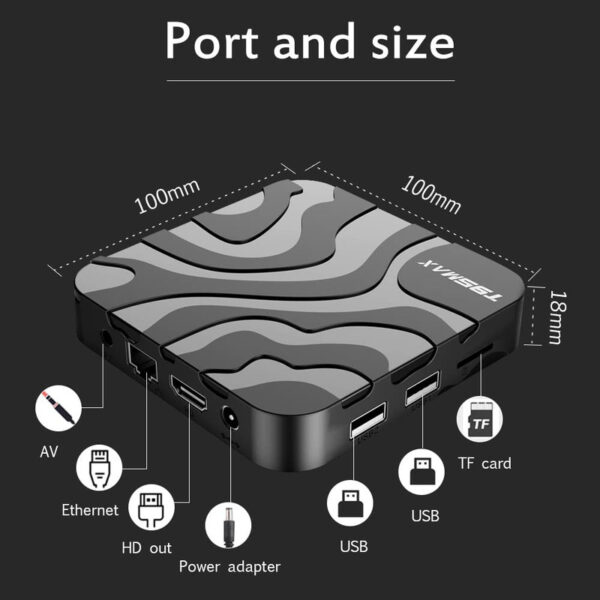 اندروید باکس مدل T95 Max 4K 4/64GB