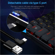 کیبورد مخصوص بازی ردراگون مدل ASHE K626-KB