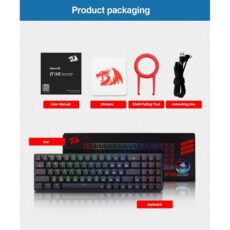 کیبورد مخصوص بازی ردراگون مدل ASHE K626-KB