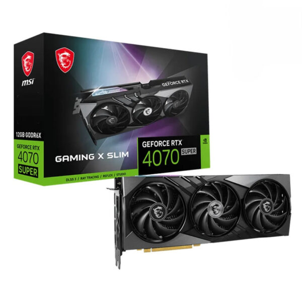 کارت گرافیک ام اس آی مدل Nvidia RTX 4070 Super 12G Gaming X Slim