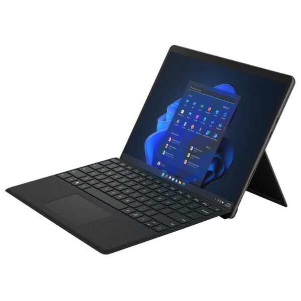 تبلت مایکروسافت مدل Surface Pro 8-i7 1185G7 ظرفیت 512 گیگابایت و 16 گیگابایت رم به همراه کیبورد Black Type Cover