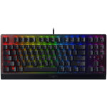 کیبورد مخصوص بازی ریزر مدل Blackwidow V3 TenKeyless Green Switches