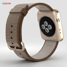 ساعت هوشمند اپل واچ سری 2 مدل 42mm Aluminum Case with Coffe Caramel Nylon Band